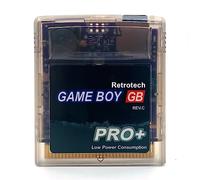 Game Boy GB Pro Plus 1000 In 1 Game Cartridge For Nintendo Gameboy - Clear Black