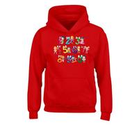 Game Boys Hoody Math Gamer Numbers World Book Day Funny Unisex Girls KidsSchool Gift Jumper Red - Youth X-Small (Age 3-4)