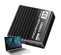 Game Capture Card - 1080P Audio Capture Card,60FPS Adapter, 4K Device for TV Console Recording Monitor Live Broadcast Teaching Conference