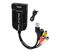 Game Capture Card Adapter, Audio Video Capture Device | Video to USB Capture Card Adapter,Audio Video Capture Live Streaming Device for Streaming, Video Conferencing, Teaching