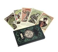 Game Cards, Tarot Reading Cards, Mystical Oracle Deck, with Lightweight & Easy to Use, Versatile Learning Tool, 10.5x6.2x1.5cm, for Adults, Party, Fun, Sharing, Learning, Occasions, Entertainment