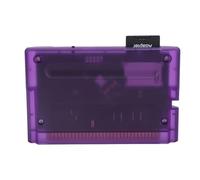 Game Cartridge for Mega Drive V3.0 Pro for EDMD Remix MD V3 Game Consoles, Professional 3000 in 1 Game Video Cassette for Gaming (Transparent Purple)