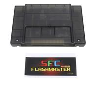 Game Cartridge for SFC, 3000 in 1 Video Game Cartridge with 8GB Memory Card, Save Game Data Backup Automatic V1.0 Game Cartridge for USA Console, ABS Material (Transparent Black)