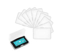 Game Cartridge Protective Cases Compatible with GBA Game Cards, Clear Storage Display Boxes for Retro Handheld Cartridges, Dustproof Hard Covers (10)