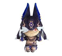 Game Character Plush Cyno Plushie Anime Figure Soft Stuff Plushie Collectible Present 20cm Cute Cartoon Throw Plush Pillows Cushion Home Decoration for Bed Sofa Office