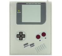 Game Classic Boy Original Retro Gaming Style Wallet Bifold Id & Card Holder, Grey