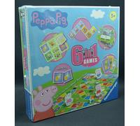 Game Collection Ravensburger Game Box 6 In 1 Peppa Pig New Sealed