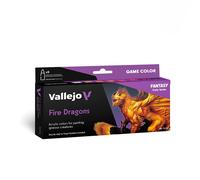 Game Color Set - Fire Dragons (x8)