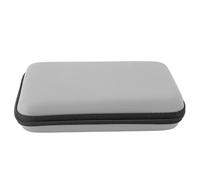 Game Console Carrying Bag for New 3DS XL, Super Edition, New 2DS XL with Large Capacity, Protective Hard Shell, 8 Game Card Slots (Silver)