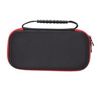 Game Console Carrying Case, Hard Shell Protective Travel Storage Bag for Daily Travel EVA Scratch Resistant Shock Absorbing Red Zipper Regular 1 Pack