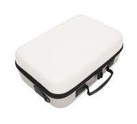 Game Console Carrying Case Protective for 2, Hard Case Portable Bag Handbag for Power Adapter Earphone Data Cable Game Machine, Hard Drive Bags (White)