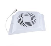 Game Console Cooling Fan, Adjustable Cooler Fan with RGB Colorful Light, Intelligent Temperature Control Cooling System Fan with 2 USB HUB 3 Level for Digital Disc Edition