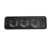 Game Console Cooling Fans, Adjustable Computer Temperature Cooler Fan with LED Light and USB3.0 Hubs for PS5 Old Disc and Digital Edition