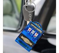 Game Console Keychain - Electronic Game Pendant, Retro Mini Console | retro electronic handheld çonsole accessory, miniature classic arcade style machine ornament for key rings backpacks