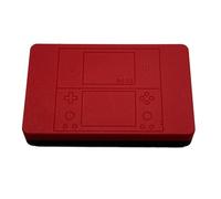 Game Console Organizer Bag Protective Case Shockproof Protective Cover Handheld Game Console Case for Anbernic Rg Ds Storage Box (Red Top with Black Bottom)