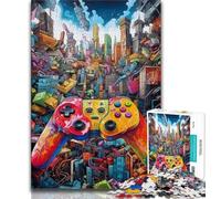 Game Controller 1000 Piece Jigsaw Puzzle for Adults Teens,Stress Reliever Difficult Challenge Deal As Gifts for The Whole Family 50x75cm