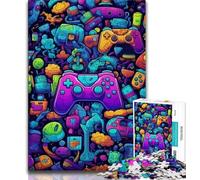 Game Controller 1000 Piece Jigsaw Puzzles,Challenging Game And Family Play for Is Ideal As A Gift for The Whole Family 50x75cm