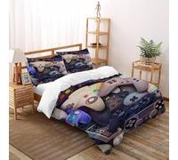 Game Controller Bedding Set 3D Digital Printing Gaming Themes Duvet Cover Set Pillowcase Microfiber Quilt Cover Suitable for Family,couple,children Double（200x200cm）
