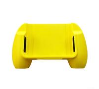 Game controller grip for Anbernic RG34XXSP featuring an ergonomic design and forPLA material to offer better handling and device protection (Yellow)
