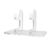 Game Controller Holder - Transparent Acrylic Gamepad Display Holder, Multi-Device Console Rack | Wall Mounted Game Controller Storage with Headphone Stand for Desk Setup, Sleeping Comb