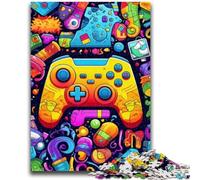 Game Controller Jigsaws Puzzles 1000 Pieces for Teenagers Gifts,Educational Games Home Decoration Deal As Gifts for The Whole Family (38x26cm)