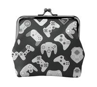 Game Controller Print Change Purse Women's Coin Purse Small Pouches with Kiss Lock,for Coins Cards Small Items