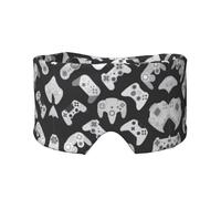 Game Controller Print Eye Shade Cover for Nap Travel Yoga,Eye Cover Blindfold Travel Office Nap Airplane