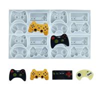 Game Controller Silicone Molds, Fondant Molds, Chocolate Candy Handmade Soap Ice Cube Biscuit Moulds, No-Stick Baking Trays Pan, Cake Decoration, Gift for Boys