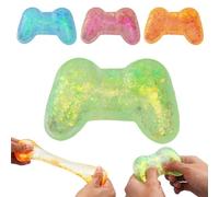 Game Controller Stress Reliever Toy, Moldable Glitter Gel Fidget, Soft Sensory Slow For Office Birthd Toy Rise Desk, nice Soft with with inch Playing Controller ball mini game turtle maltose r