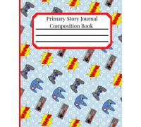 Game Controllers Primary Composition Notebook/ Story Journal-Draw and Write Grades K-2, Dotted Mid-line Creative Picture Notebook / Workbook Journal ... / Practice Writing / Children Gifts / Drawing
