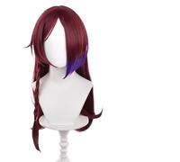 Game Cosplay Wig Linen Golden Orange Hair with Bangs Long Curly Heat Resistant Show Wigs for Halloween