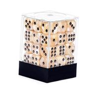 Game Cubes Set in Acrylic Six Sided for Tabletop Play, 36 Piece 12mm Round Corner Pieces with Case Tabletop Game Cubes Trpg Set Acrylic with Case Board Accessory Party Pieces Family Night Boxed