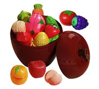 Game Cutting Set for Food - Vegetable Replicas for Parent-Child Interaction | Children's Vegetable Cutting Game - for Girls from 3 Years, for Birthday, Holidays and Festive Occasions