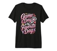 Game Day is My Favorite Day Lacrosse Lover Premium T-Shirt