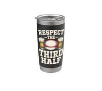 Game Day Rugby Team Respect the Third Half Stainless Steel Insulated Tumbler