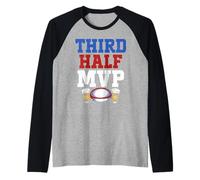 Game Day Rugby Team Third Half MVP Raglan Baseball Tee