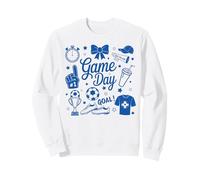 Game Day Vintage Soccer Mom Preppy Cool Streetwear Graphic Sweatshirt