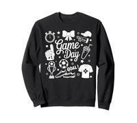 Game Day Vintage Soccer Mom Preppy Soccer Streetwear Graphic Sweatshirt
