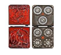 Game Dice,Metal 7-In-1 Cosplay Toys | Tabletop Pocket Spinner Dice Set - for Adults Teens Family RPG Travel Home Office Holiday Birthday Weekend Role Play