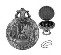Game Dice Watch Case, Pocket Watch Case | Watch Shell Dice Game | Retro Design Role Playing Toy for Friends Parties, Family Gatherings, Theme Parties, Silver, Se référer au descriptif, Refer to
