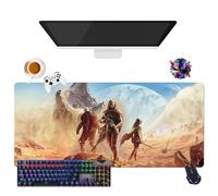 Game Dune Awakening Mouse Pad | Giant Washable Mouse Pad XL | Non-Slip Grip + Reinforced Edges | Durable Surface for Gaming, Office and Home (1, 35.4" × 15.7" × 0.12")
