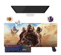 Game Dune Awakening Mouse Pad | XL Gamer Mouse Mat | Office, Study & Home Use | Non-Slip Base + Soft Surface (2, 35.4 x 15.7 x 0.12 inches)