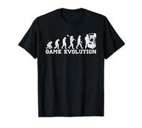 Game Evolution Caveman to Arcade Funny Video Game Vintage T-Shirt