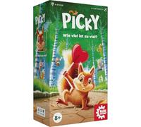 Game Factory 646051 Picky, Fluffy Animals, Cute Memory Game from 8 Years, Family Game for 2 to 5 People, Card Game, Board Game