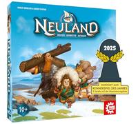 Game Factory 646080 Neuland, Strategic Family Game from 10 Years, Tactical Board Game for 2-4 Players, Board Game