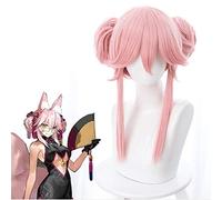 Game Fate Grand Order Cosplay Wigs Tamamo No Mae Cosplay Wig Heat Resistant Synthetic Wig Halloween Carnival Party FATE FGO Wig