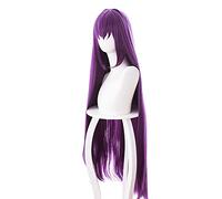 Game Fate Grand Order Lancer Scathach Cosplay Wigs Purple Long Straight Heat Resistant Synthetic Hair Party Cosplay Costume Wig