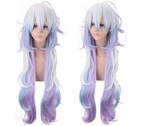 Game Fate Grand Order Tamamo No Mae Cosplay Wig Synthetic Wig Halloween Party FATE FGO Tamamo pink Wig with double ponytails One Size 449