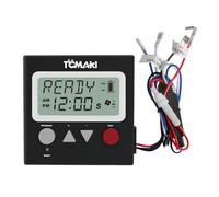 Game Feeder Digital Timer, Deer Feeder Timer, 6V/12V Kit for Goat Feeding, 8 Feed Time Program, Adjustable Motor Speed & Feeding Duration, DIY Hunting Feeding Schedule