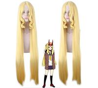 Game FGO Fate Grand Order Cosplay wigs Ibaraki Douji Wig 100cm yellow Synthetic Hair Halloween Cosplay Ibaraki wig + wig cap Fate Grand Order WIG PL-232